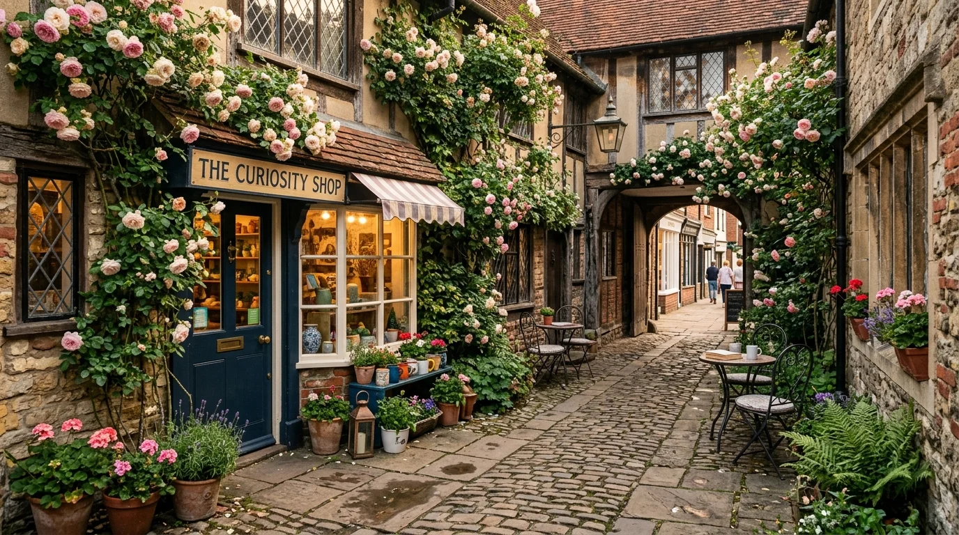 Charming hidden courtyard off Sheep Street in Bicester town centre