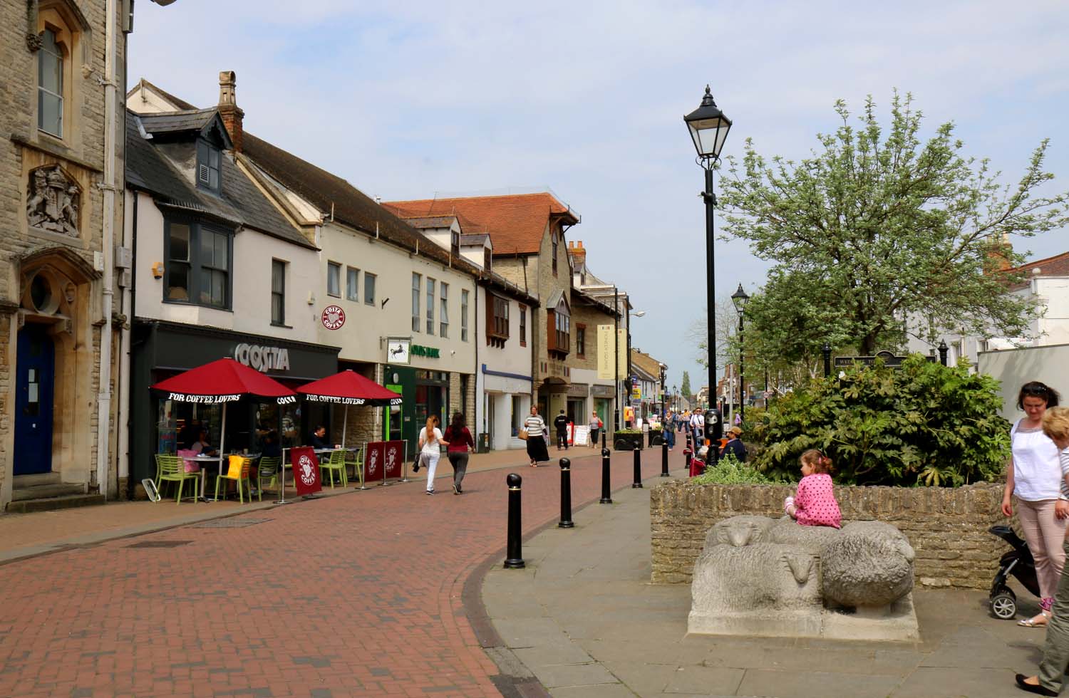 Sheep Street, Bicester, photographed on 9 May 2016