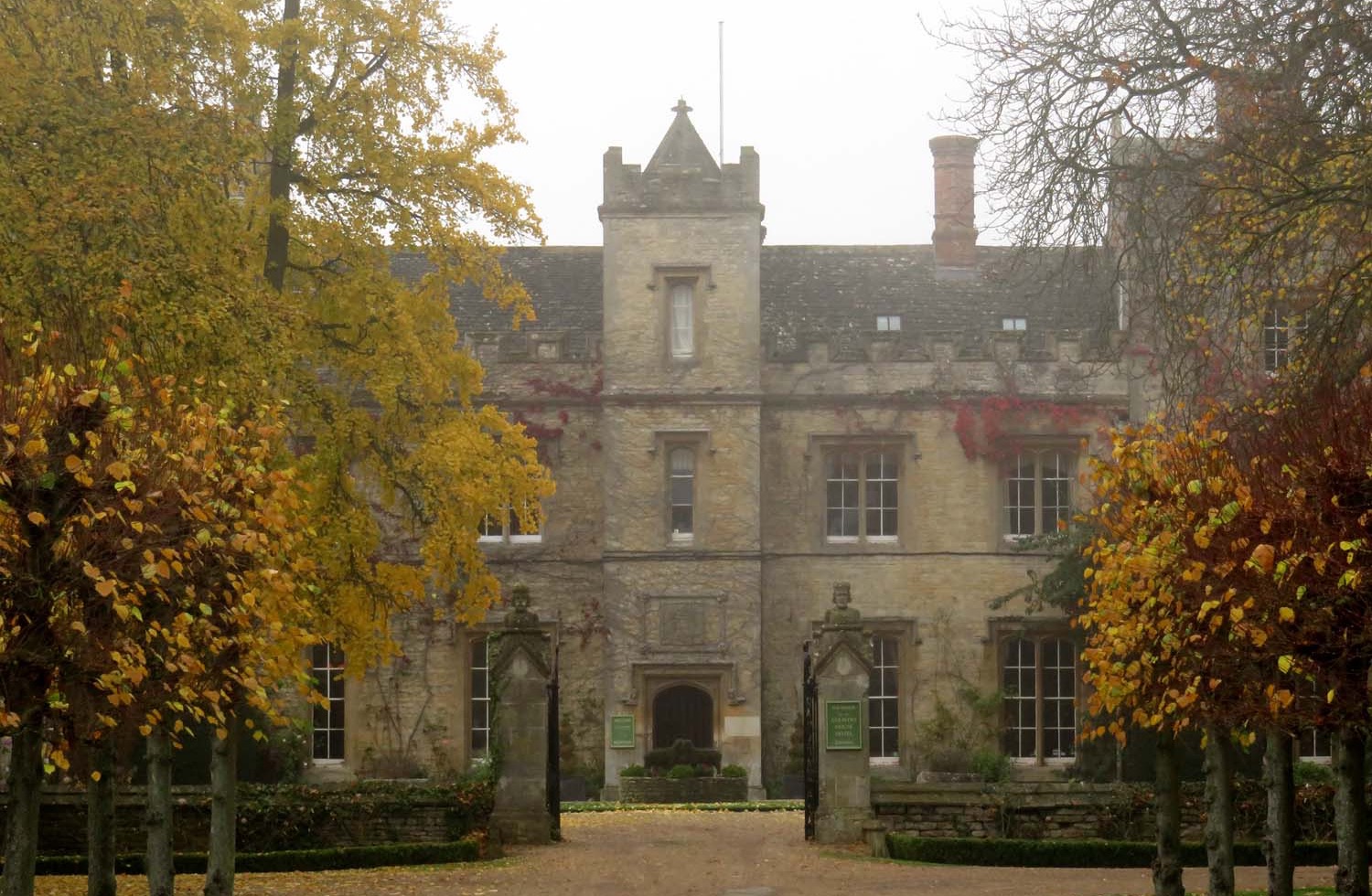 Weston Manor Hotel in Weston-on-the-Green, photographed in November 2015.